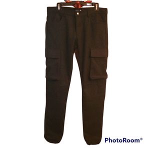 American Stitch Black Wool Blend Pants